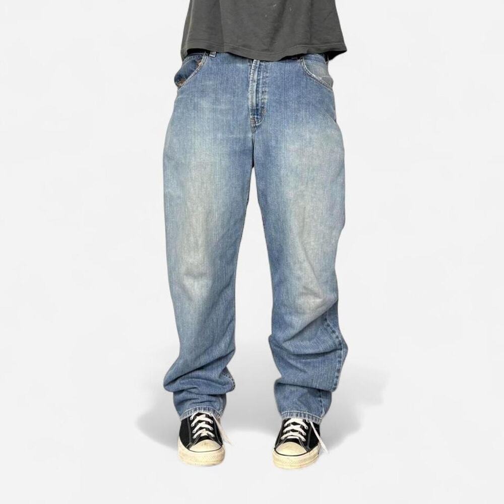 2000s Old Navy Baggy Light Wash Faded Jeans